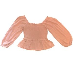 AMERICAN EAGLE LIGHT PINK TOP